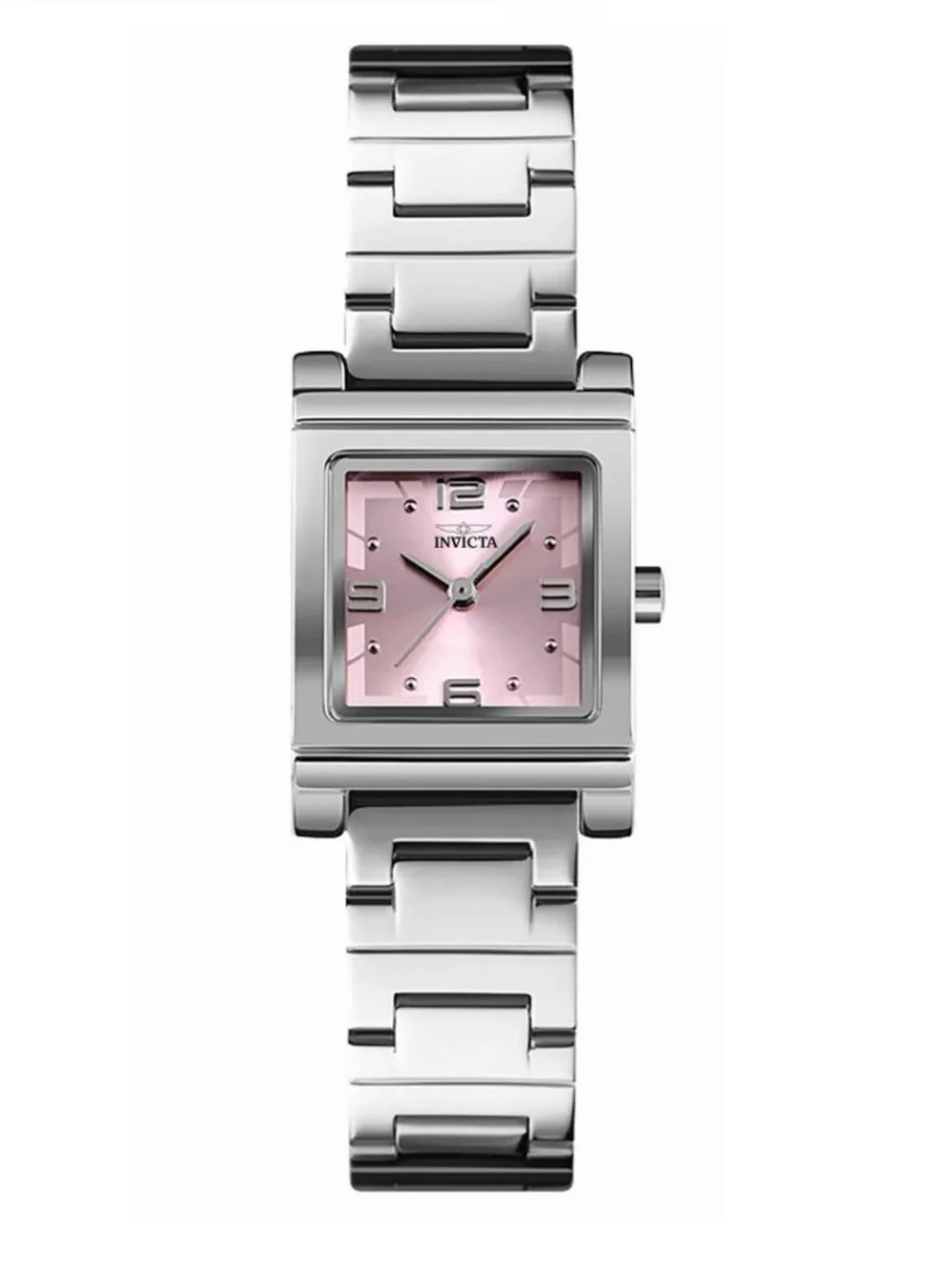 $199 Invicta Women’s Angel 21mm Square Pink Dial Quartz Watch 70244 NIB